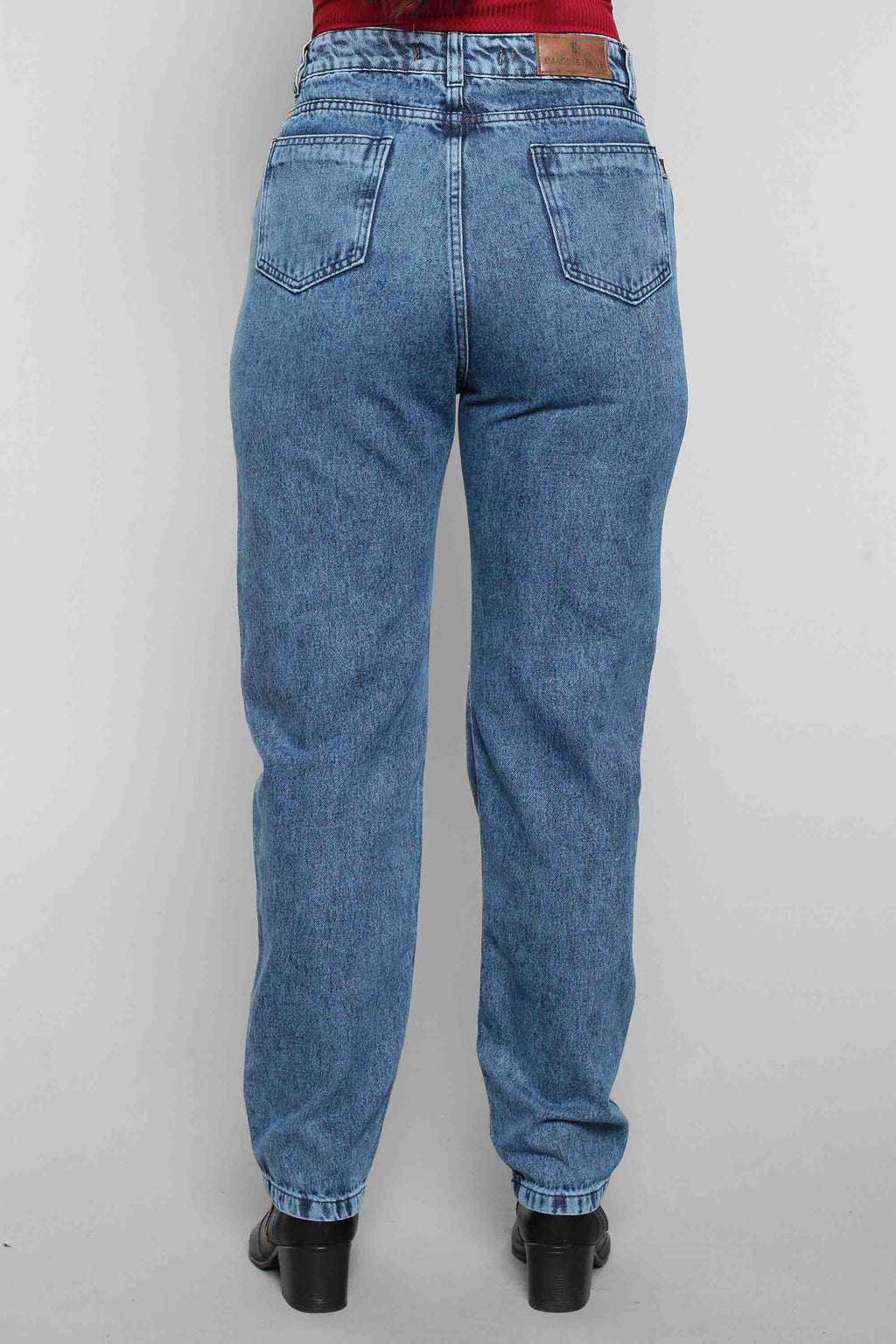 Calça Feminina Jeans Baggy Slim