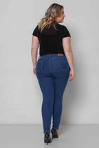 Calça Feminina Jeans Skinny com Elastano