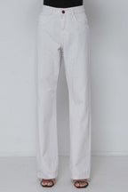 Calça Sarja Feminina Wide Leg Colorida