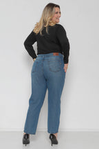 Calça Feminina Jeans Mom sem Lycra