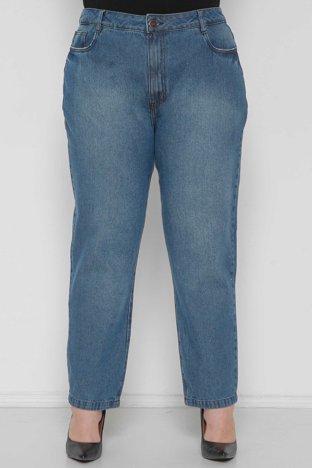 Calça Feminina Jeans Mom sem Lycra