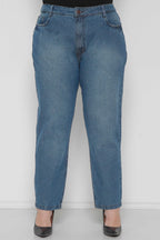 Calça Feminina Jeans Mom sem Lycra