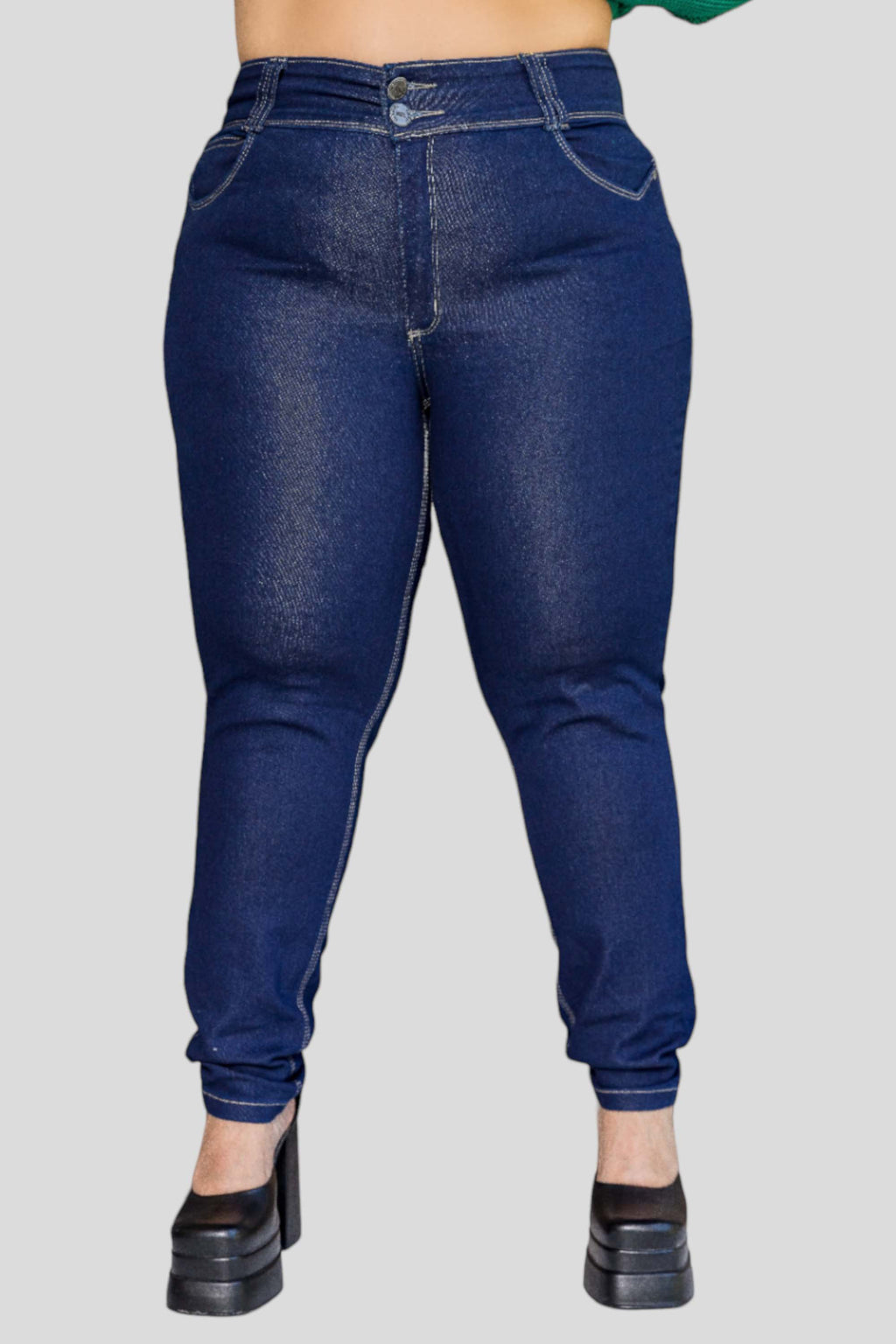Calça Jeans Feminina Skinny Plus Size