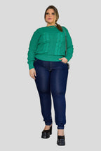 Calça Jeans Feminina Skinny Plus Size