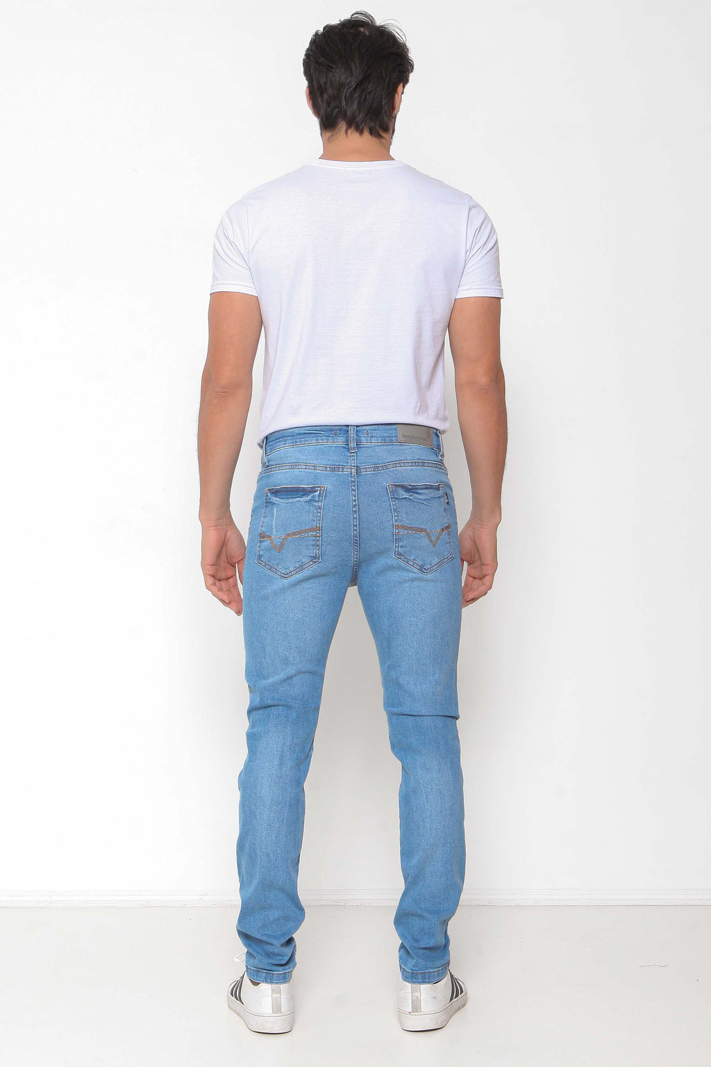 Calça Masculina Jeans Skinny Clara e Escura