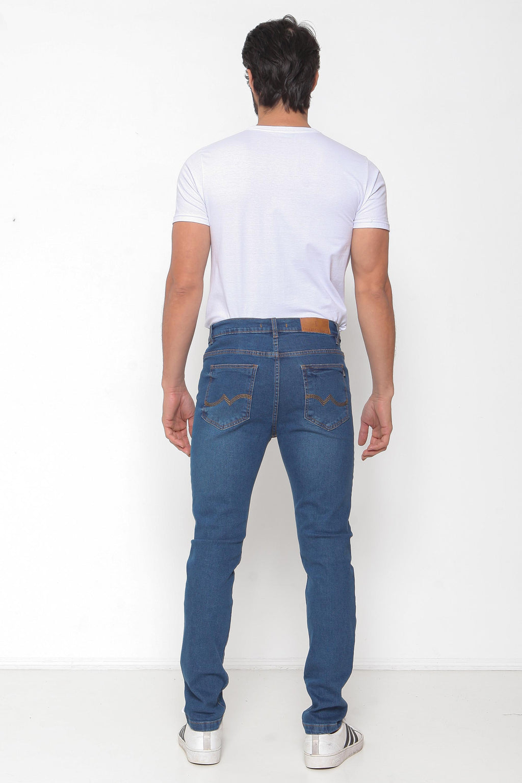 Calça Masculina Jeans Skinny Lavagens Clara e Escura