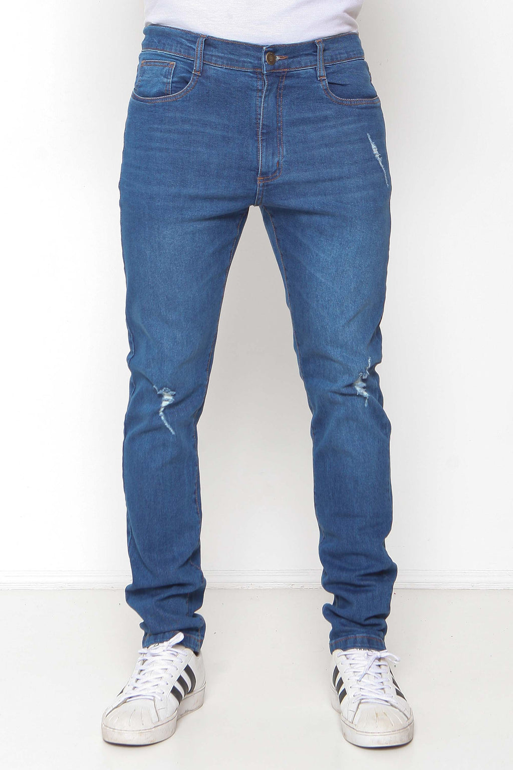 Calça Masculina Jeans Skinny Clara e Escura
