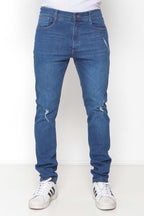 Calça Masculina Jeans Skinny Clara e Escura