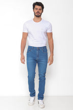 Calça Masculina Jeans Skinny Lavagens Clara e Escura