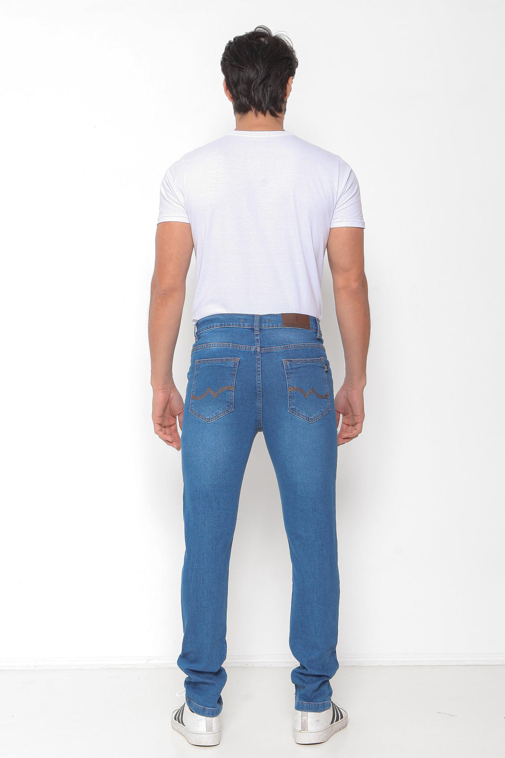 Calça Masculina Jeans Skinny Lavagens Clara e Escura
