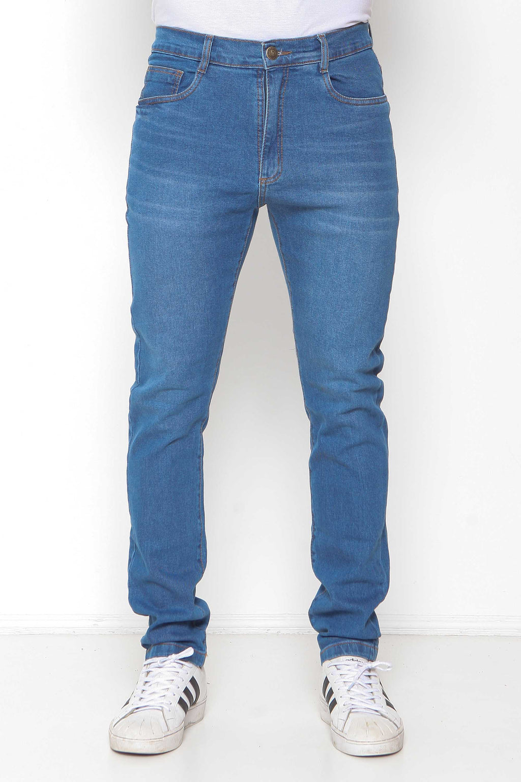 Calça Masculina Jeans Skinny Lavagens Clara e Escura