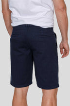 Bermuda Sarja Masculina Alfaitaria Azul Marinho