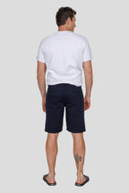 Bermuda Sarja Masculina Alfaitaria Azul Marinho