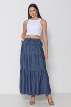 Saia 3 Marias Maxi com Elástico na Cintura