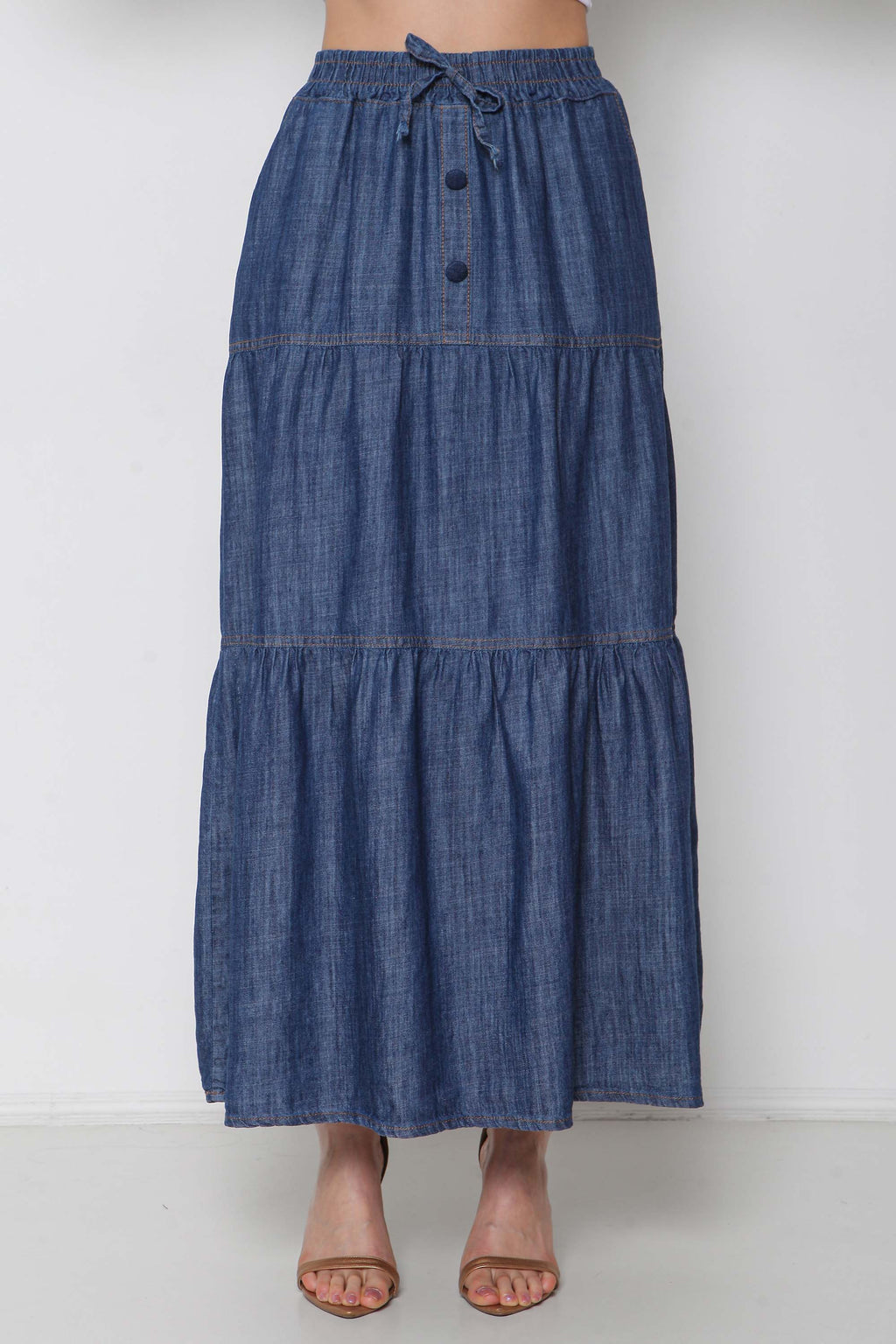 Saia 3 Marias Maxi com Elástico na Cintura