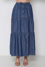 Saia 3 Marias Maxi com Elástico na Cintura