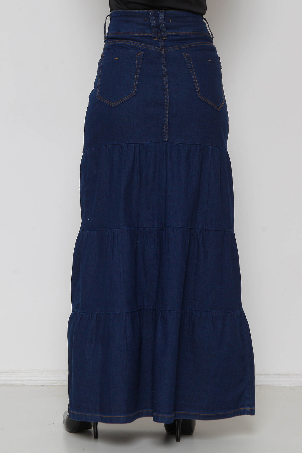 Saia Jeans Três Marias Longa