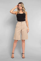 Bermuda Sarja Feminina Jorts