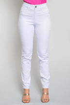 Calça Sarja Feminina Skinny Branca