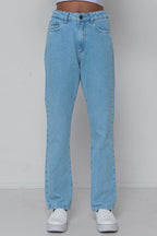 Calça Feminina Jeans Reta