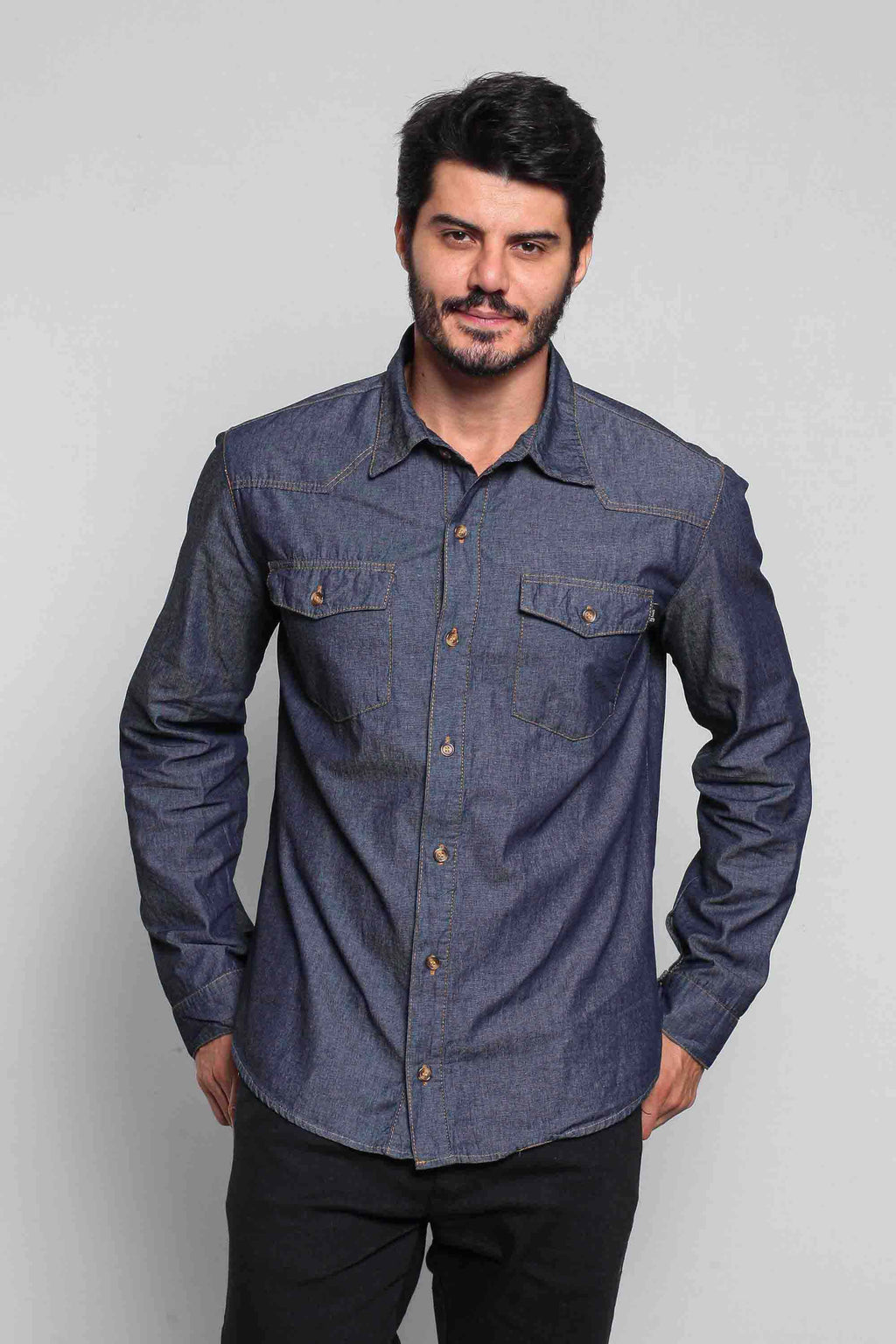 Camisa Masculina Jeans
