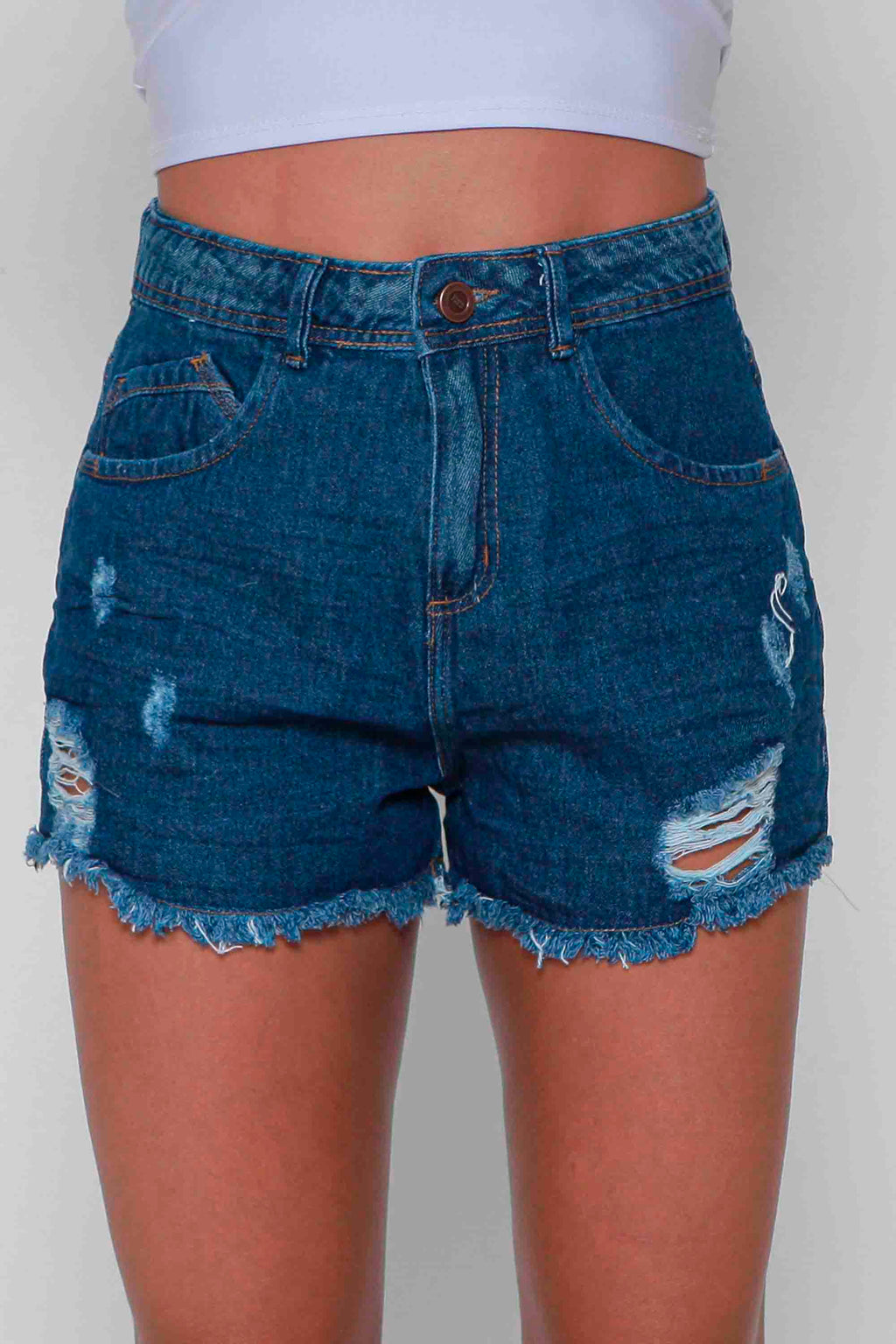 Shorts Jeans Feminino Mom